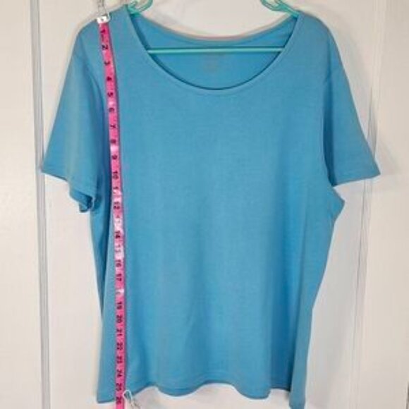 Women’s Blue Short Sleeve Tee - Picture 4 of 5